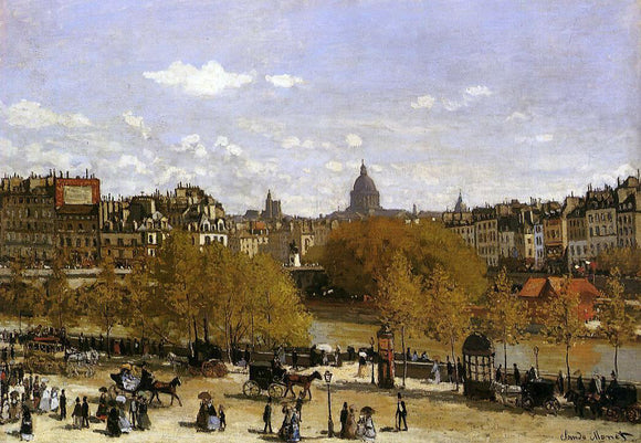  Claude Oscar Monet Quai du Louvre - Canvas Art Print