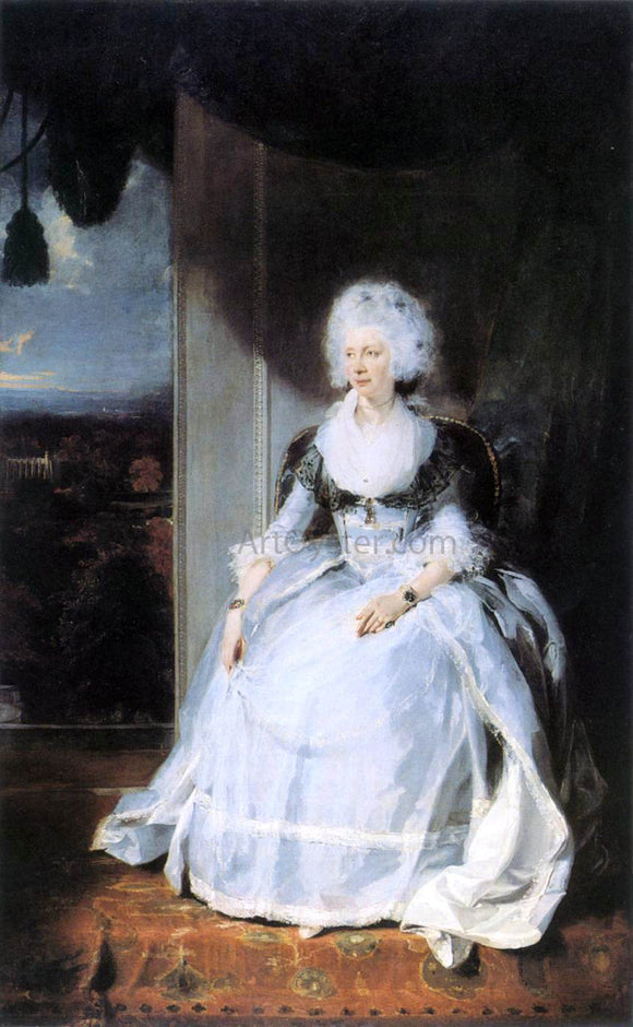 Sir Thomas Lawrence Queen Charlotte - Canvas Art Print