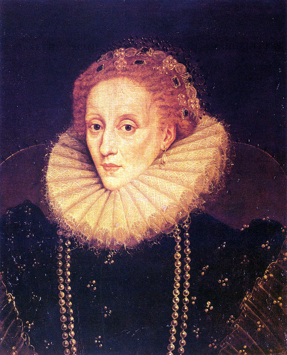  The Younger Marcus Gheeraerts Queen Elizabeth I - Canvas Art Print