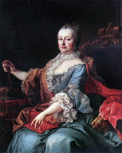  Martin Van Meytens Queen Maria Theresia - Canvas Art Print
