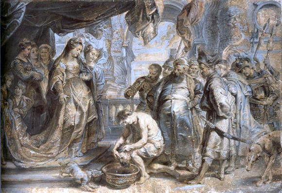  Peter Paul Rubens Queen Tomyris with the Head of Cyrus - Canvas Art Print