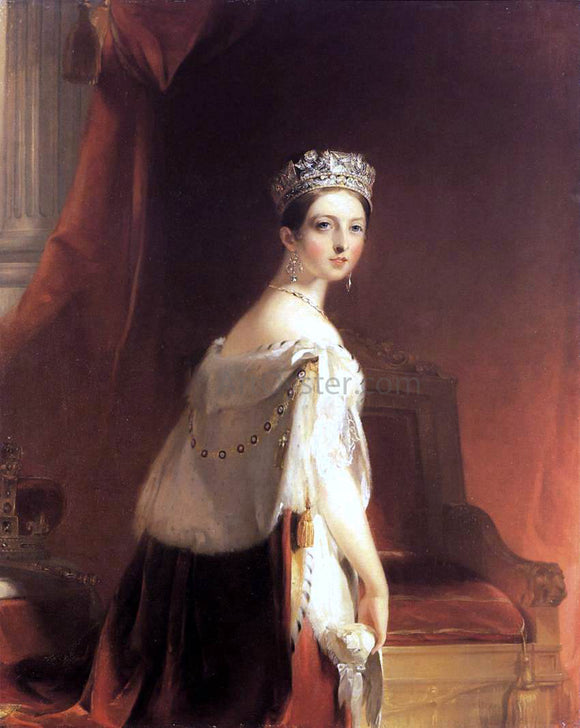  Thomas Sully Queen Victoria - Canvas Art Print
