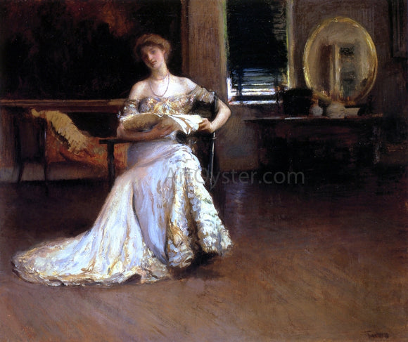  Edmund Tarbell Quiet Afternoon (also known as The Rehearsal) - Canvas Art Print