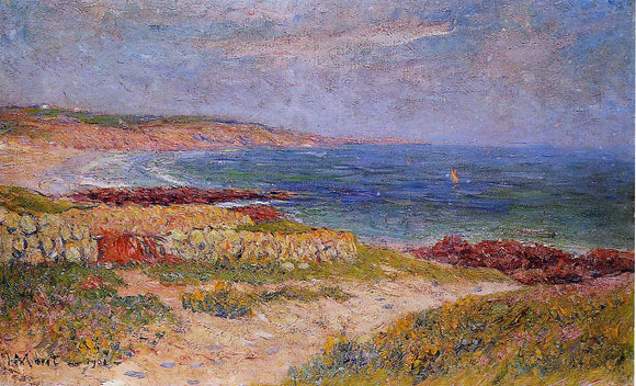  Henri Moret Raguenez Beach, Finistere - Canvas Art Print