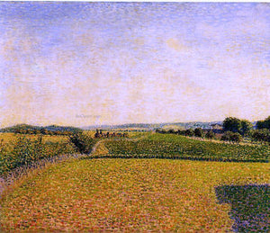  Camille Pissarro Railroad to Dieppe - Canvas Art Print