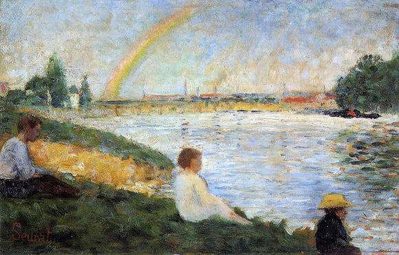  Georges Seurat Rainbow - Canvas Art Print