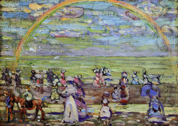  Maurice Prendergast Rainbow - Canvas Art Print