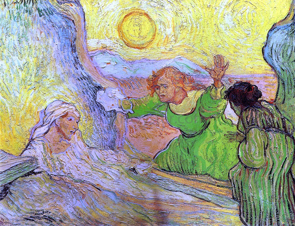 Vincent Van Gogh Raising of Lazarus (after Rembrant) - Canvas Art Print