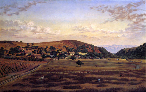  Joseph Lee Ralston Hall and its Grounds, San Mateo County - Canvas Art Print