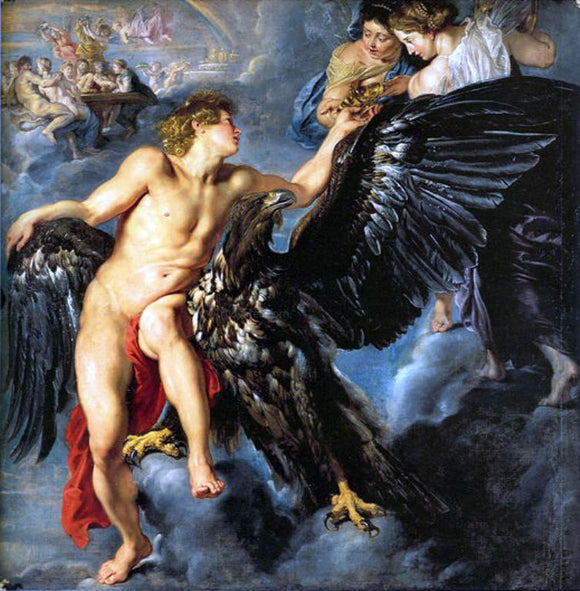  Peter Paul Rubens Rape of Ganymede - Canvas Art Print