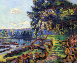  Armand Guillaumin Rapids at Genetin - Canvas Art Print