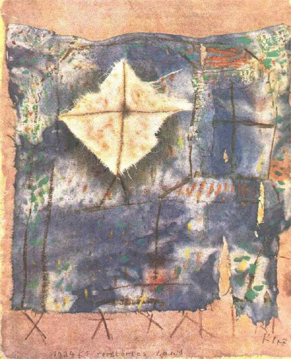  Paul Klee Ravaged Land - Canvas Art Print