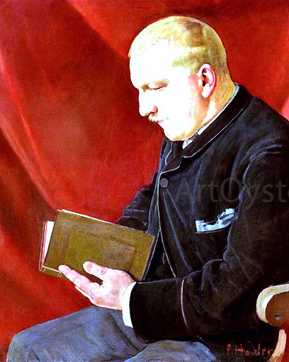  Ferdinand Hodler Reading Man - Canvas Art Print