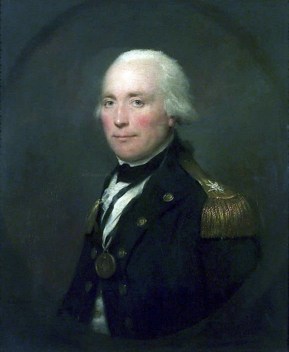  Lemuel Francis Abbott Rear-Admiral Sir Robert Calder, 1745-1815 - Canvas Art Print