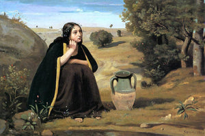  Jean-Baptiste-Camille Corot Rebecca - Canvas Art Print