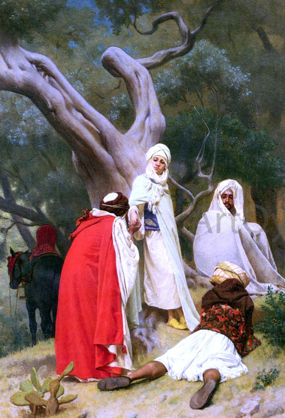  Gustave Rodolphe Boulanger Reception of an Emir - Canvas Art Print