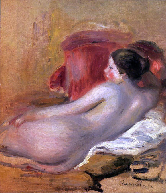  Pierre Auguste Renoir Reclining Model - Canvas Art Print