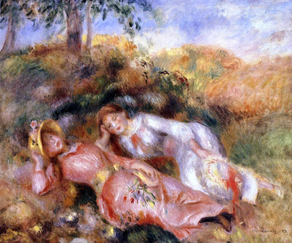  Pierre Auguste Renoir Reclining Women - Canvas Art Print