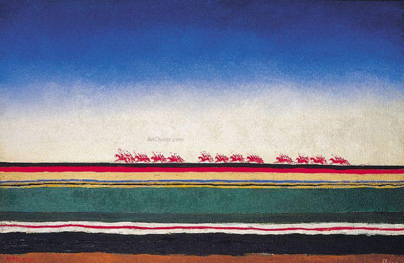  Kazimir Malevich Red Cavalry - Canvas Art Print