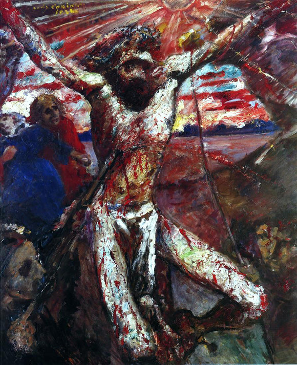  Lovis Corinth Red Christ - Canvas Art Print