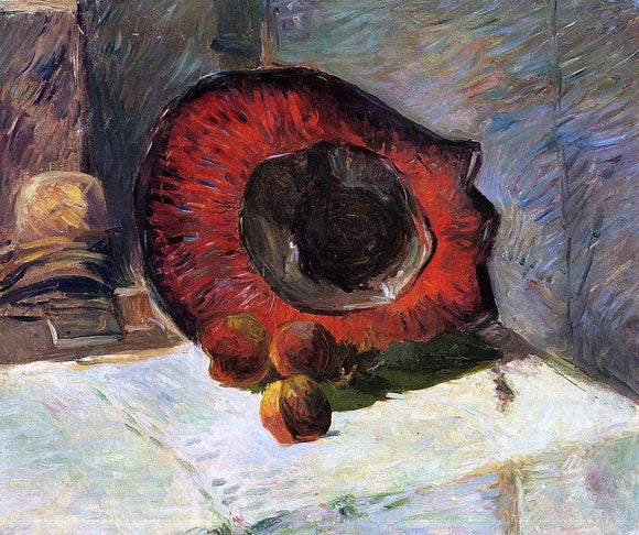  Paul Gauguin Red Hat - Canvas Art Print