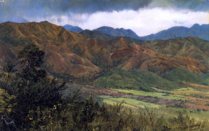  Frederic Edwin Church Red Hills near Kingston, Jamaica - Canvas Art Print