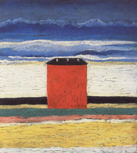  Kazimir Malevich Red House - Canvas Art Print