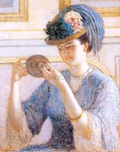  Frederick Carl Frieseke Reflections - Canvas Art Print