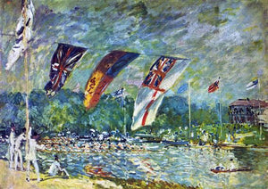  Alfred Sisley Regatta at Molesey - Canvas Art Print