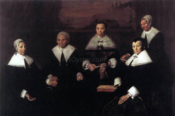  Frans Hals Regentesses of the Old Men's Almshouse - Canvas Art Print