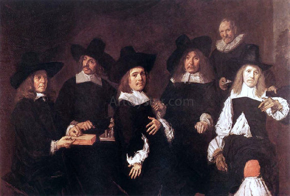  Frans Hals Regents of the Old Men's Alms House - Canvas Art Print