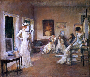  Edmund Tarbell Rehearsal in the Studio - Canvas Art Print