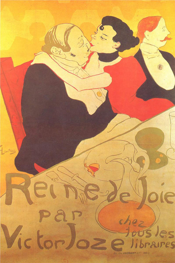  Henri De Toulouse-Lautrec Reine de Joie - Canvas Art Print