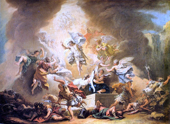  Sebastiano Ricci Resurrection - Canvas Art Print
