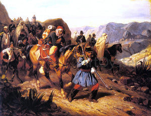  Hippolyte Bellange Returning from Battle - Canvas Art Print