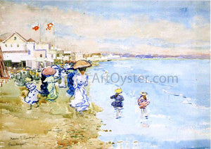  Maurice Prendergast Revere Beach, Boston - Canvas Art Print