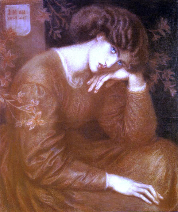  Dante Gabriel Rossetti Reverie - Canvas Art Print