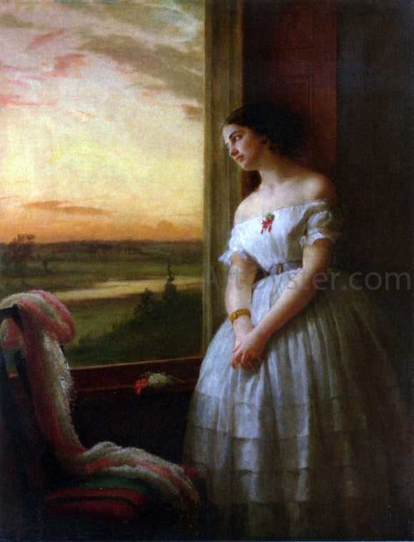  George Cochran Lambdin Reverie - Sunset Musings - Canvas Art Print
