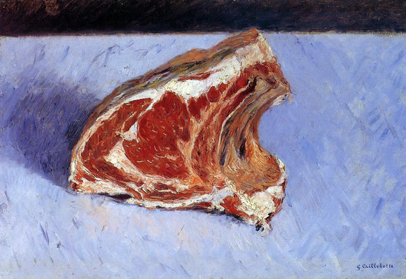  Gustave Caillebotte Rib of Beef - Canvas Art Print