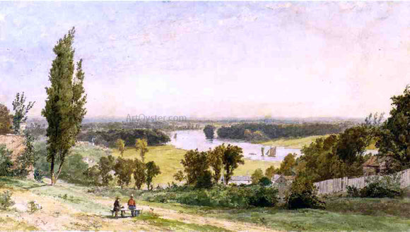  Jasper Francis Cropsey Richmond Hill in 1862 - Canvas Art Print