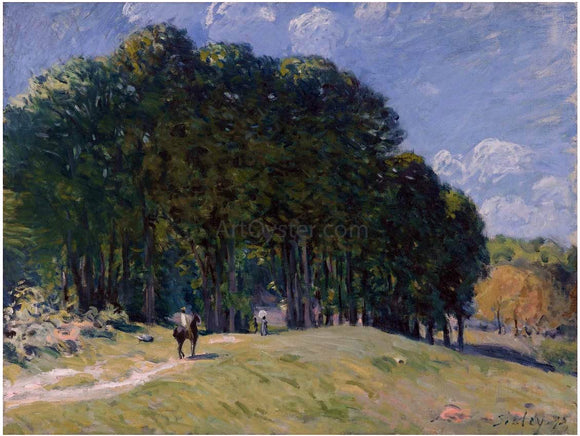  Alfred Sisley Rider at the Edge of the Forest - Canvas Art Print
