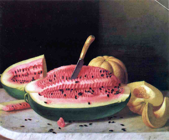  John F Francis Ripe Melons - Canvas Art Print