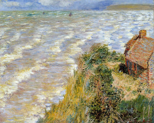  Claude Oscar Monet A Rising Tide at Pourville - Canvas Art Print