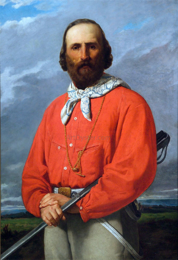  Silvestro Lega Ritratto di Giuseppe Garibaldi - Canvas Art Print