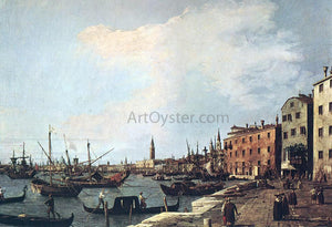  Canaletto Riva degli Schiavoni - West Side - Canvas Art Print