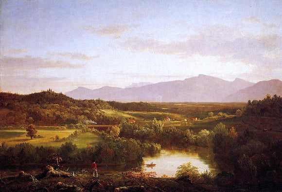  Thomas Cole River in the Catskills - Canvas Art Print
