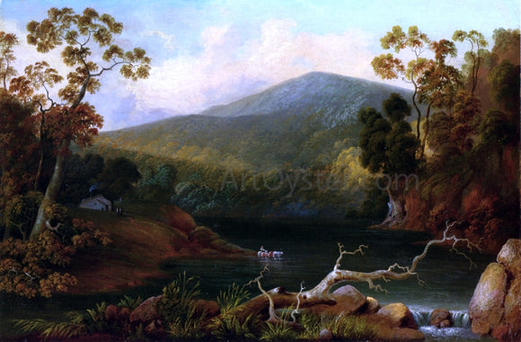  Joshua Shaw River Landscape - Canvas Art Print