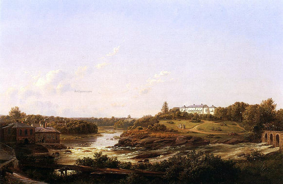  Frederick Debourg Richards River Landscape - Canvas Art Print