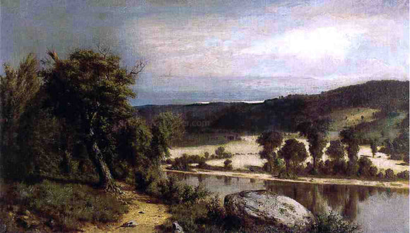  Alexander Helwig Wyant River Landscape - Canvas Art Print