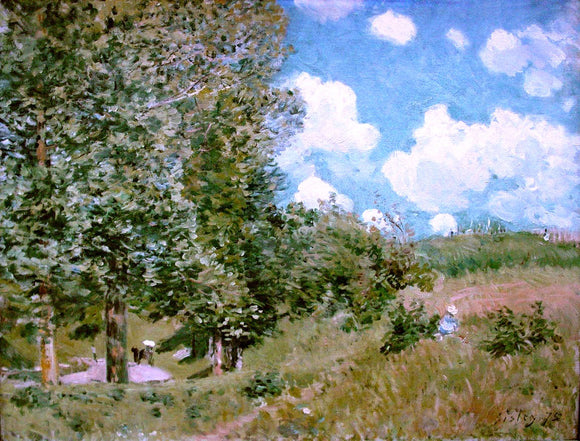  Alfred Sisley Road from Versailles to Saint-Germain - Canvas Art Print